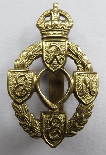 Military cap badge reme - military,
