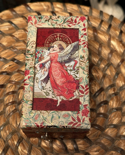 Rare handmade angel - handmade, decoupage