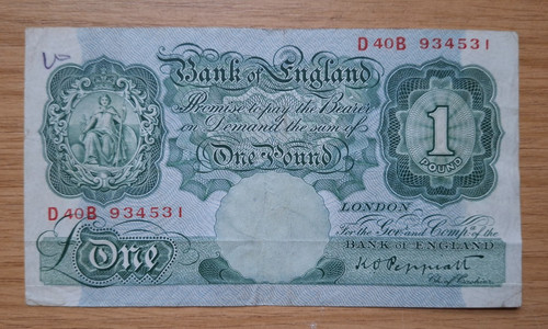 1948 bank england one - bank, of