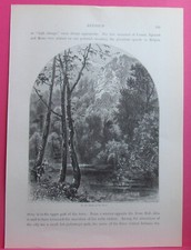 PICTURESQUE EUROPE WOODCUT -