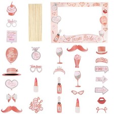 Hen party photo booth props - hen,