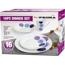 16PC DINNER SET KITCHEN PLATE