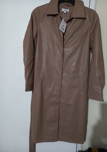 Tamsy faux brown leather - tamsy, coat