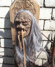 Grey haired shrunken - ,