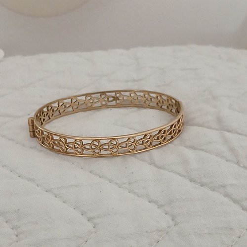 Rolled gold bangle - ,