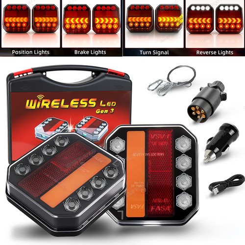 Wireless magnetic led trailer - wireless,