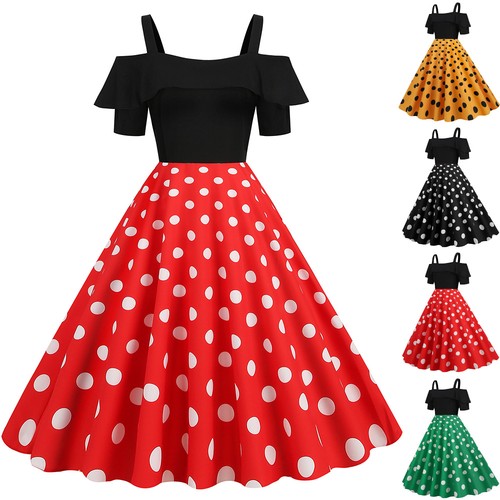 Women vintage 50s polka dots - polka,