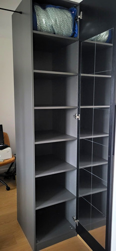 Grey pax wardrobe 50x58x236cm - grey,