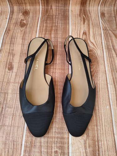 Chanel slingback grosgrain - chanel,