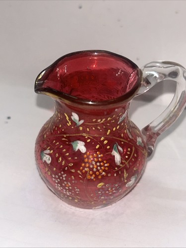 Victorian enamelled cranberry - victorian,