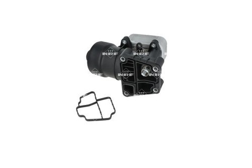 Oil filter housing - , gasket