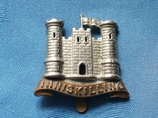 The 6th Inniskilling Dragoons cap badge.