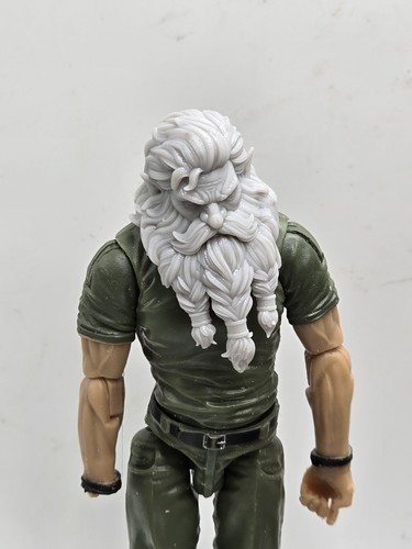 Printed half elf dwarf head - dwarf,