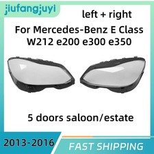 Left Right Headlight Lens For