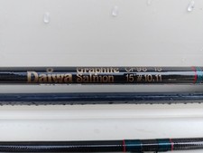 Daiwa graphite 15ft salmon rod -CF98-15 thistle emblem- Scotland