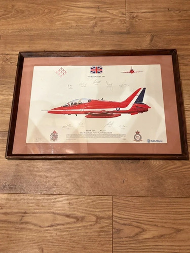 Signed 2012 red arrows - signed,
