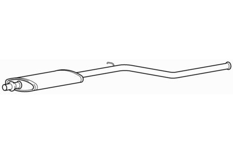 Centre exhaust middle - exhaust,