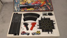 SCALEXTRIC Super Stox Fender Bender Slot Car Model Race Set Boxed Track Toy 80s