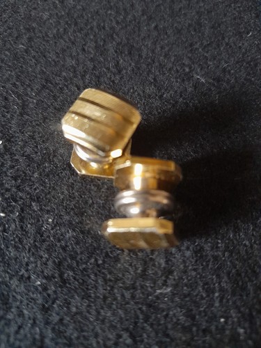 Vintage snap cufflinks gold - vintage,