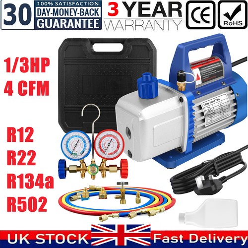 4cfm 3hp air - 1/3hp, vacuum