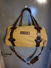 Copper River Bag Co canvas and leather holdall duffle bag handmade USA
