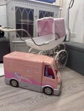 Silver Cross Dolls Prams & Barbie Dream Camper Van Bundle Job Lot