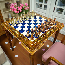 Luxury wood chess set - wood, –