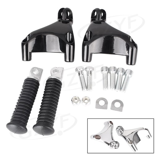 Passenger foot pegs - foot, bracket