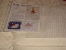 "Santa Squares" instructions with plastic canvas
