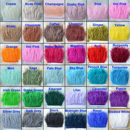 Quality ostrich feather fringe - quality,