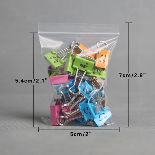 Clear grip lock plastic - clear,