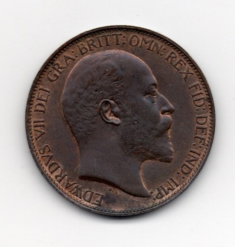 1902 halfpenny edward - 1902, halfpenny,