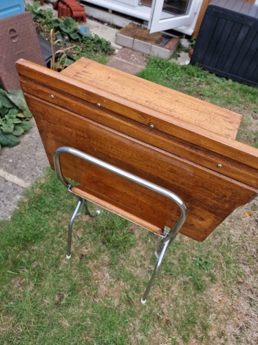 Vintage school desk with - school,