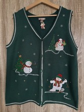 Vintage White Stag Snowman