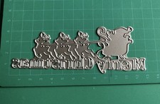 Santa, Reindeer, And Merry