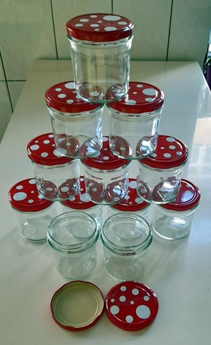 Weck jars 290ml - with, lids