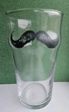 Moustache drinking beer glass - moustache,