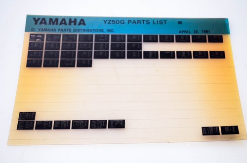 Oem yamaha yz50g 1981 - yamaha, 22