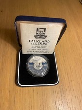 Falkland Silver Coin 150th Anniversary, Royal Mint
