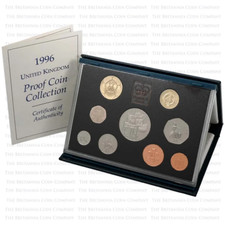 1996 Proof Year 9 Coin Set UK