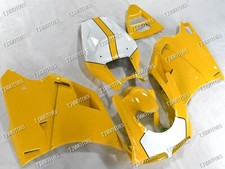 For 96-02 Ducati 996/748 Yellow White ABS Injection Mold Bodywork Fairing Kit