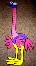 Kids Height Chart - Ostrich  -