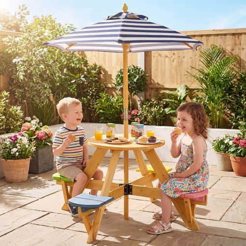Kids picnic table - picnic, stools