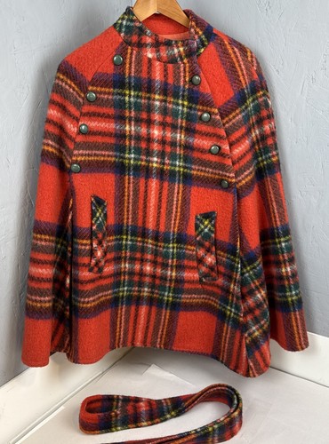 Vintage women wool tartan - vintage, women's