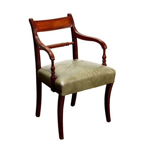 Antique regency chair mahogany - antique,