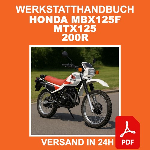 Workshop manual honda mbx125f - workshop,