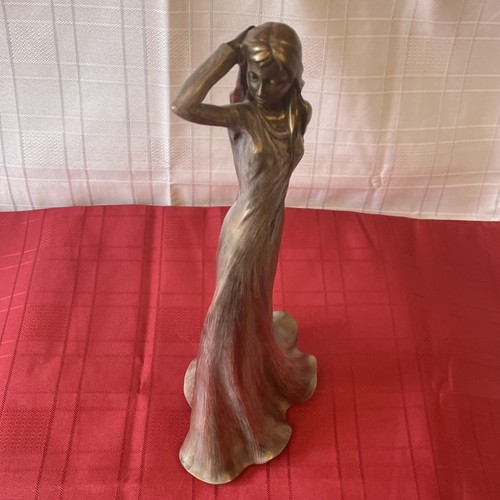 Art deco bronze style lady - deco,
