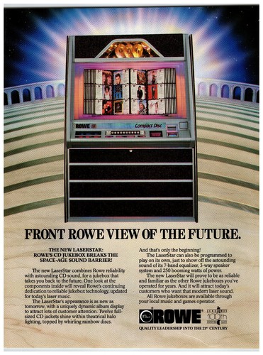 Rowe laserstar jukebox - cd,