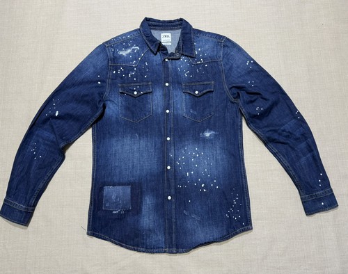 Men zara denim over - men’s,