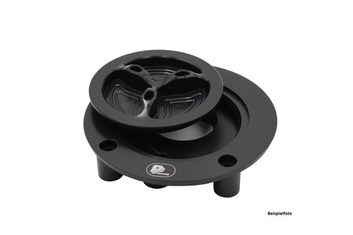 Quick fuel cap with - cap, thread